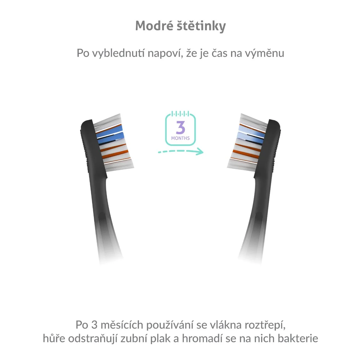 Truelife SonicBrush K-series Heads Whiten Plus Black náhradní hlavice 2 ks
