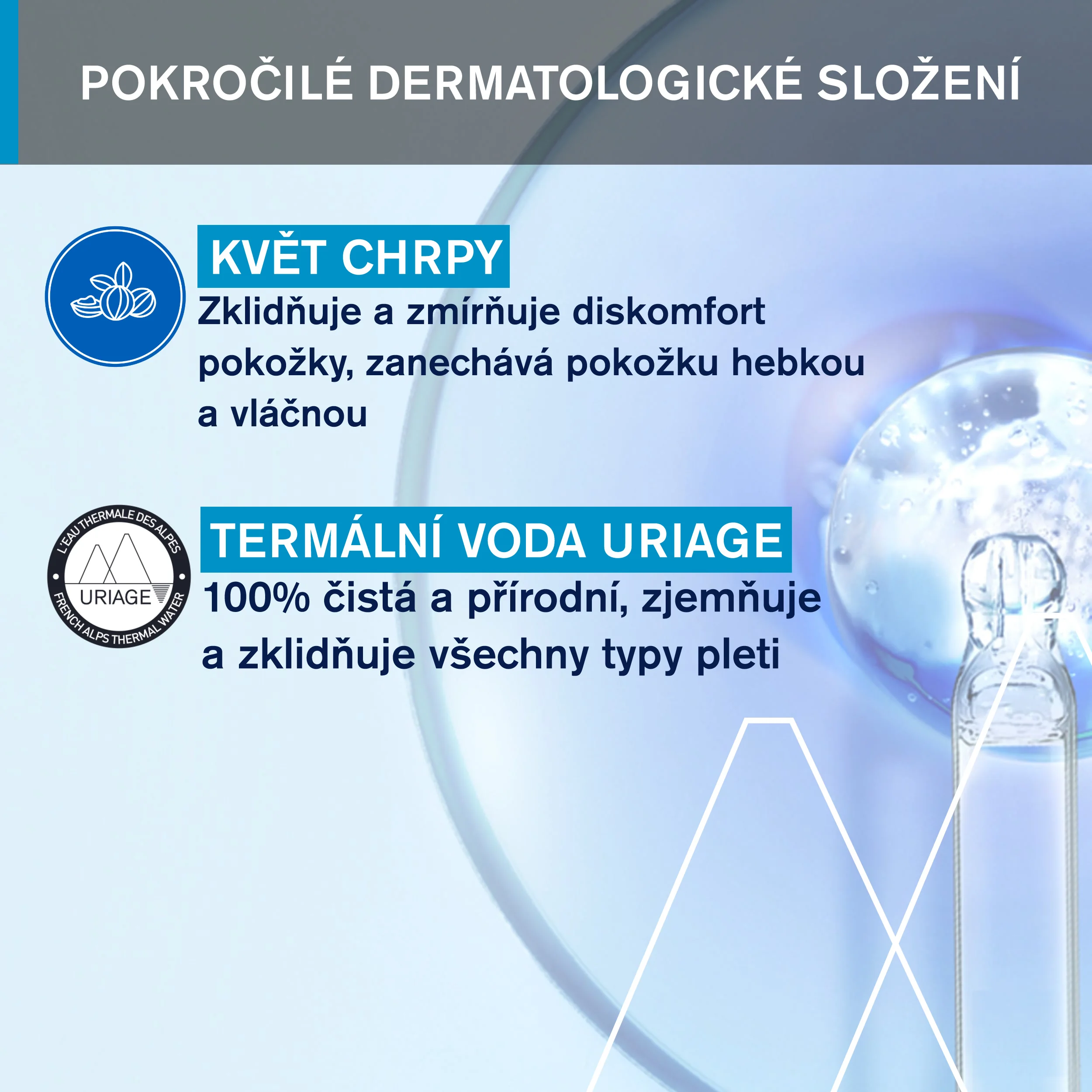 Uriage Dvoufázový odličovač voděodolného make-upu na oči 100 ml