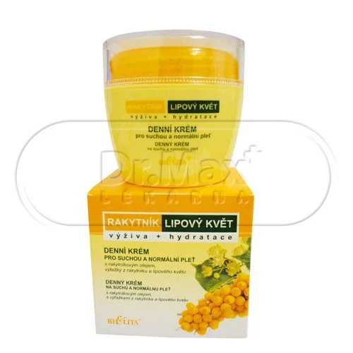 Rakytníkový a lipový denní krém-such.+norm.pl.50ml