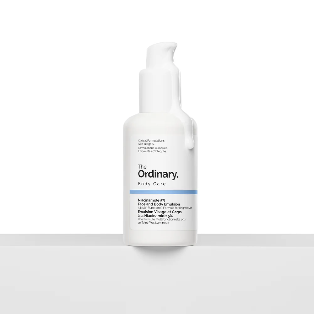 The Ordinary Niacinamide 5% Face & Body Emulsion hydratační emulze proti tmavým skvrnám 100 ml
