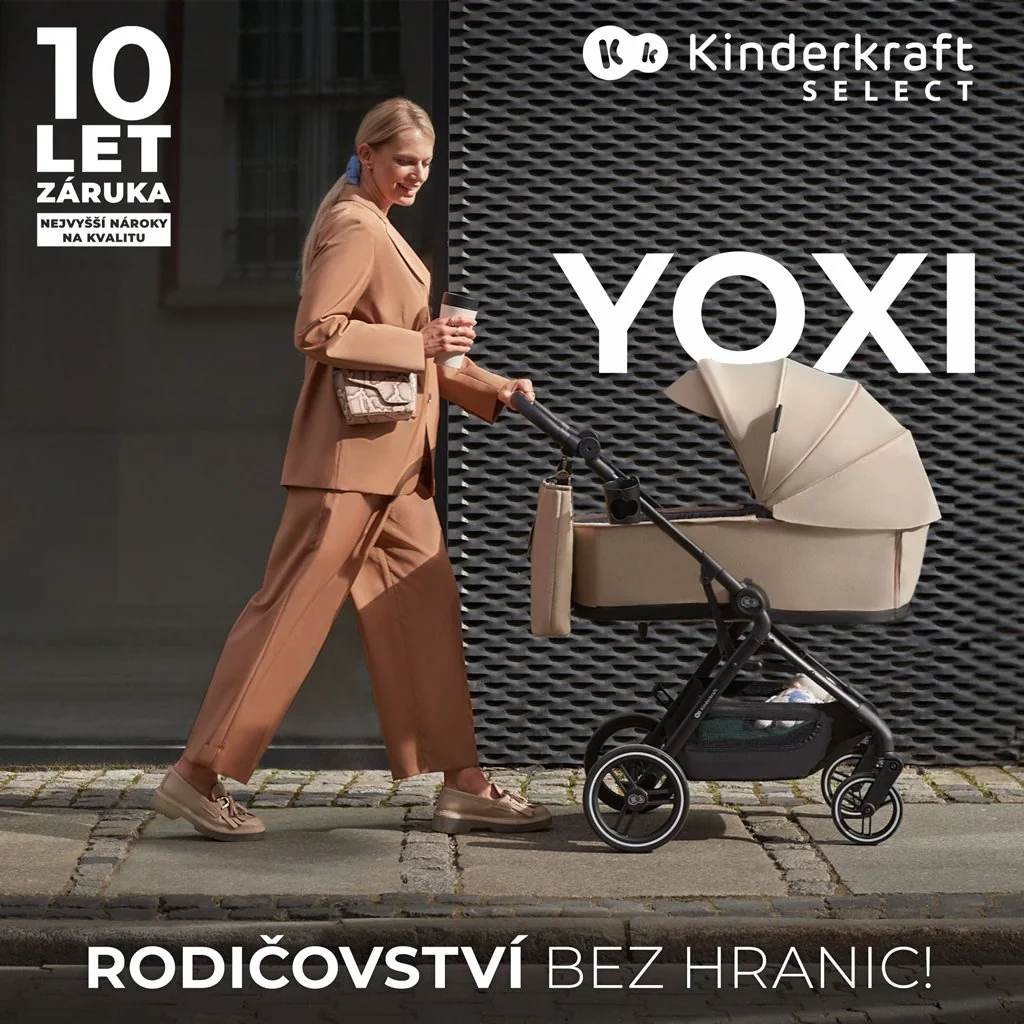 Kinderkraft select Kočárek kombinovaný Yoxi 2v1 Mystic Green