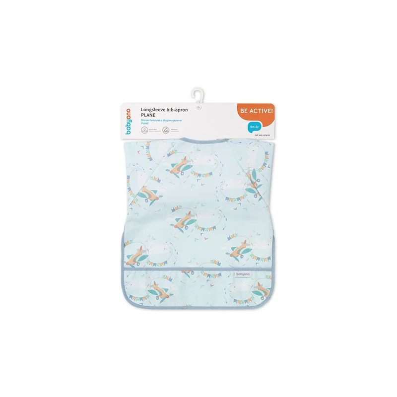 Babyono Bryndák s dlouhým rukávem Plane 74x36 cm, 6m-2r