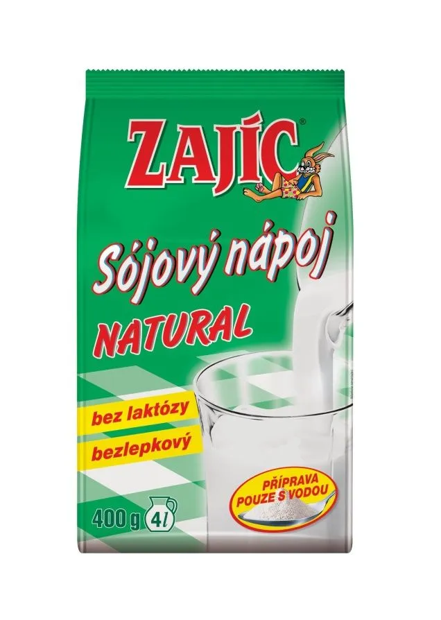 Zajíc Sójový nápoj NATURAL sáček 400 g