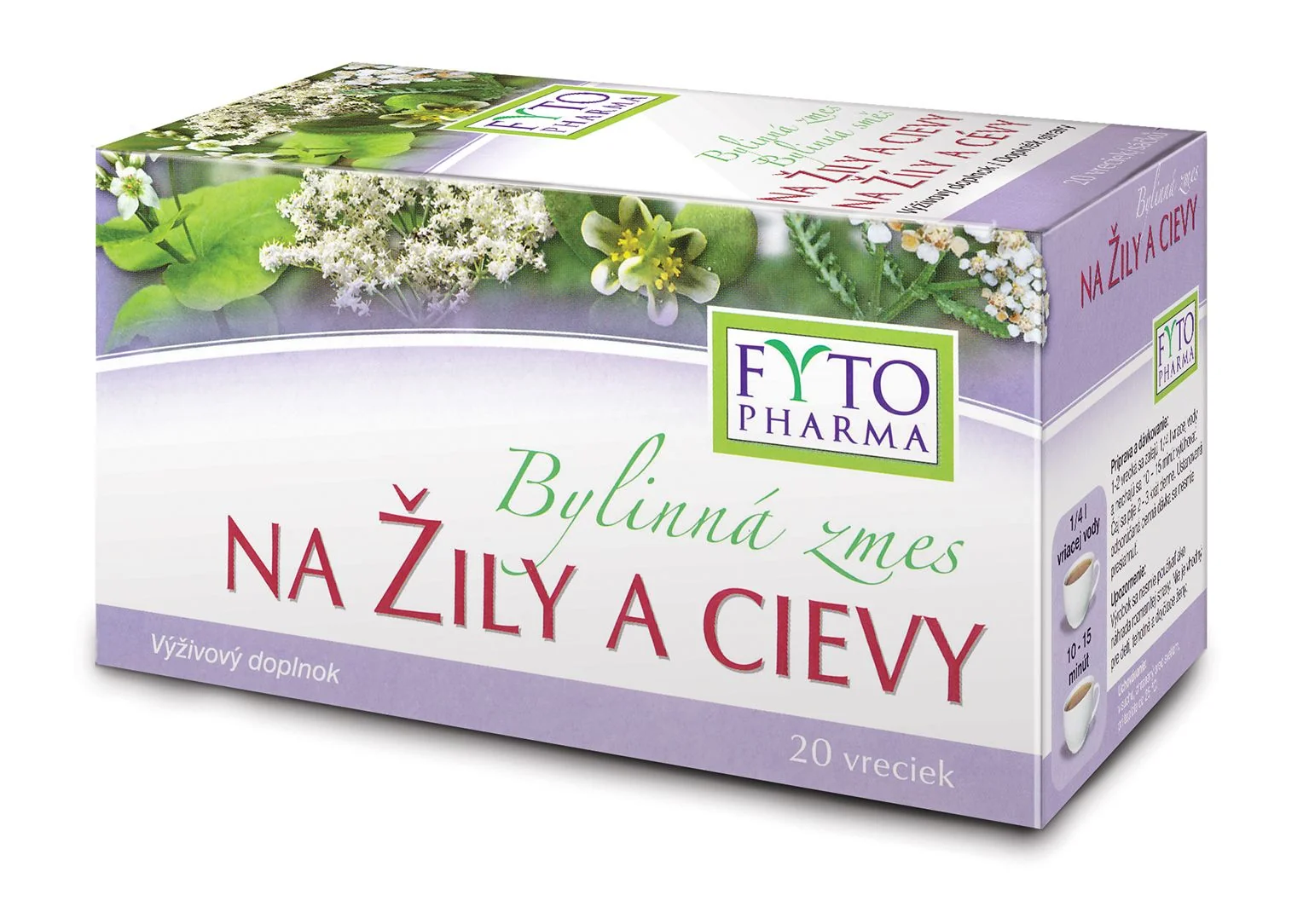 Fytopharma Bylinná směs na žíly a cévy 20x1,25 g