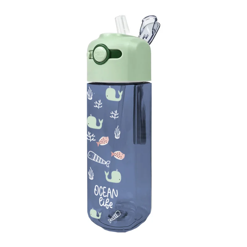 Oxybag OXY SMiLE - láhev na pití Ocean Life, 450 ml