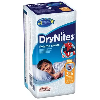 Huggies DryNites Boy 3-5 roků plenkové kalhotky 10 ks