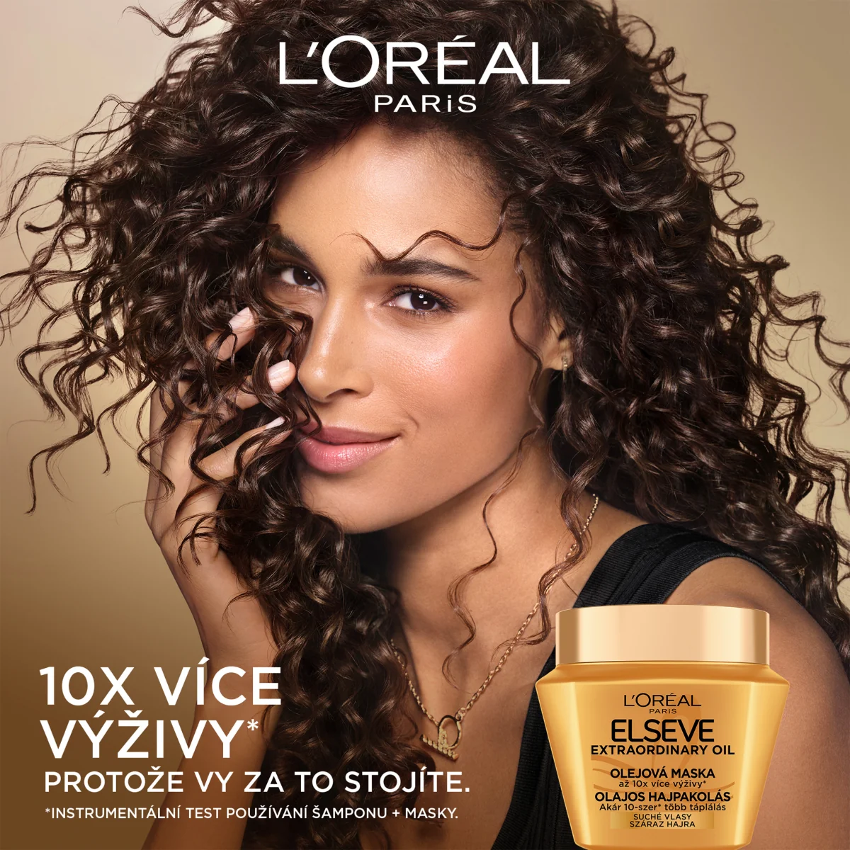 Loréal Paris Elseve Extraordinary Oil olejová maska na suché vlasy 300 ml