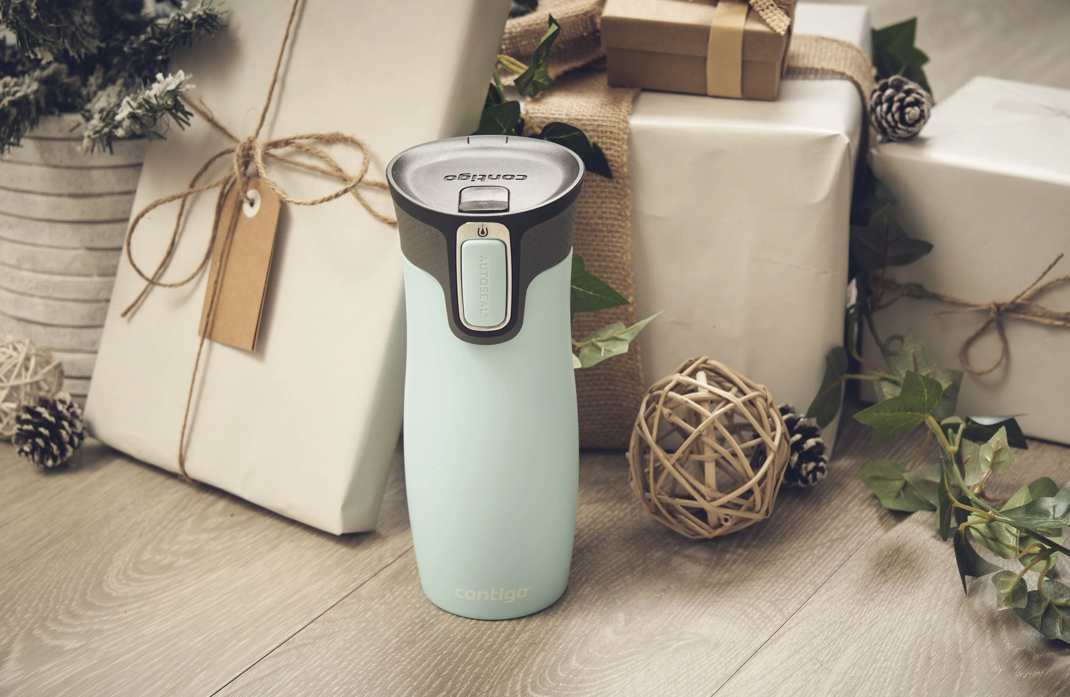 Contigo Termoláhev West Loop Iced Aqua ledově modrá 470 ml