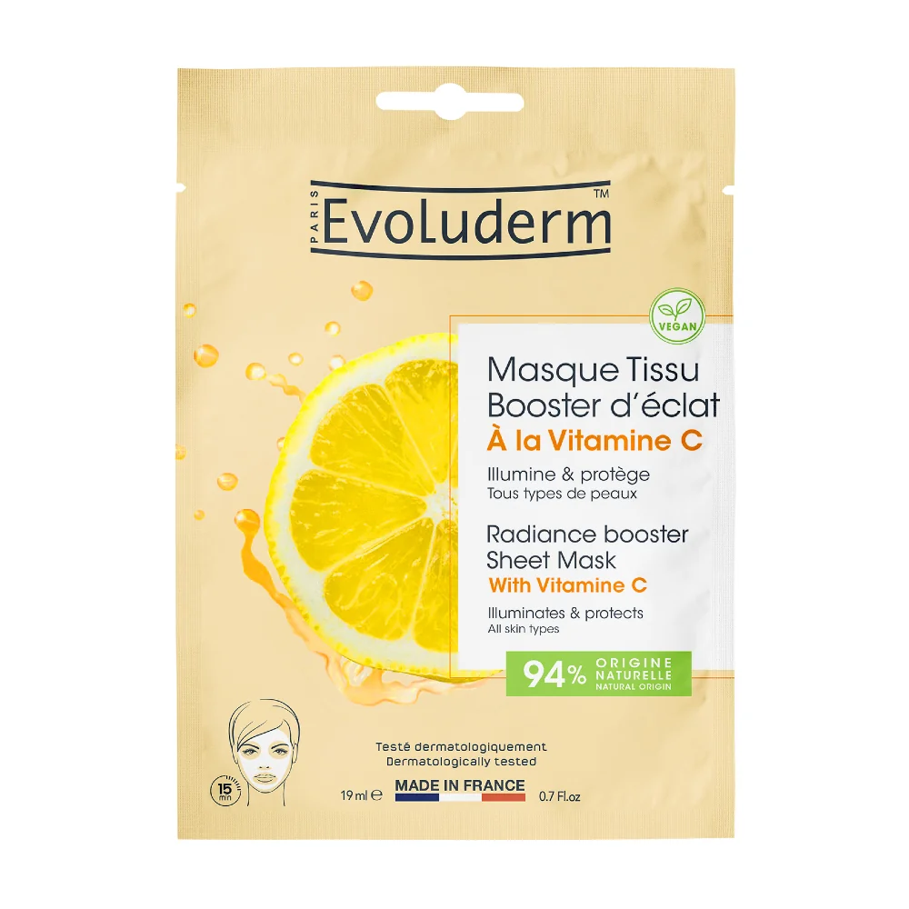 Evoluderm Plátýnková maska s vitamínem C 19 ml