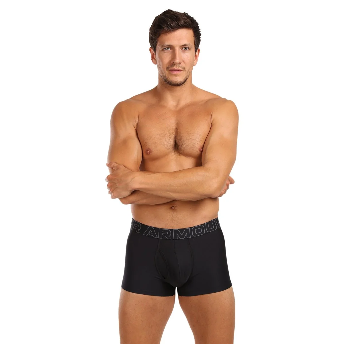 Under Armour 3PACK pánské boxerky černé (1383882 001) 4XL