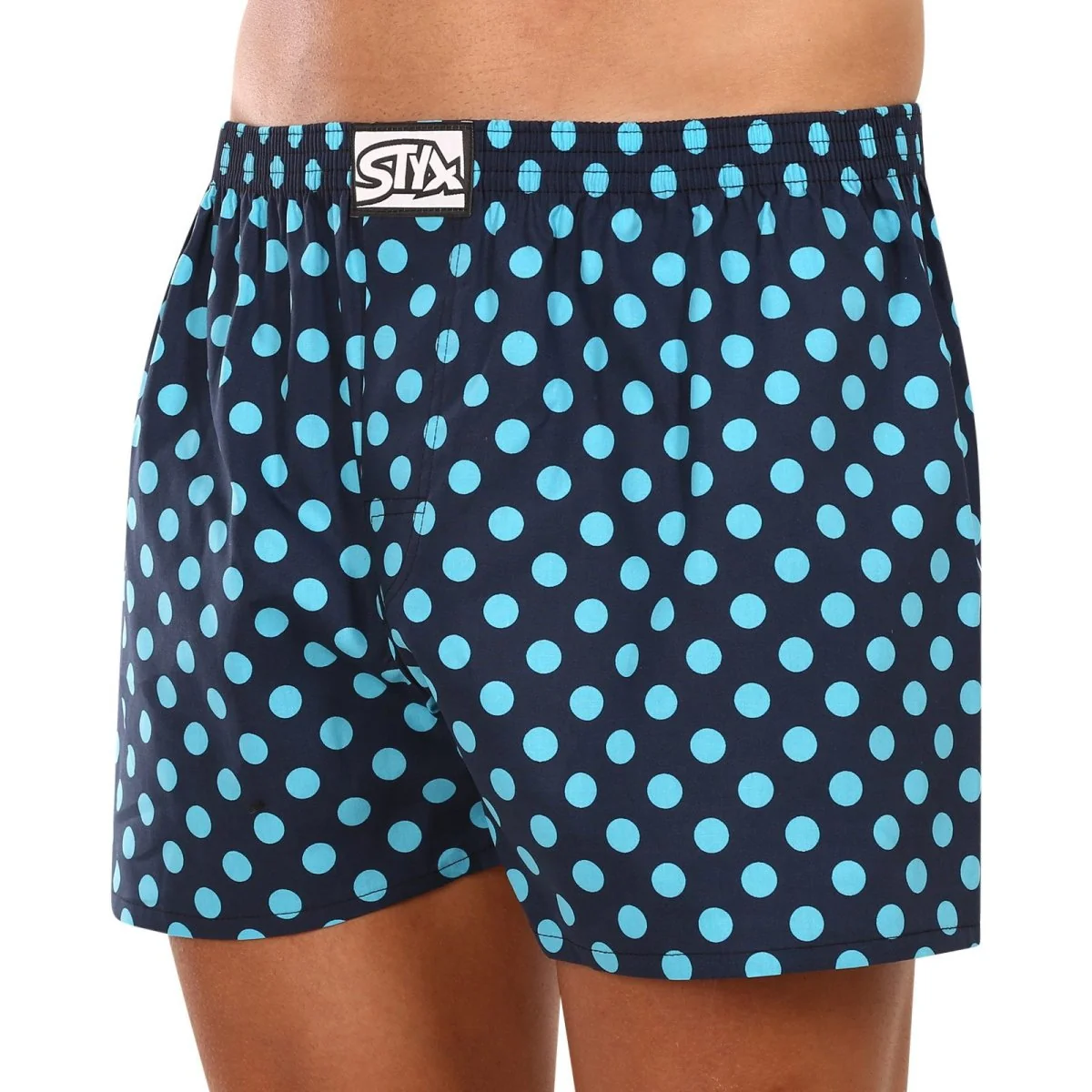 Styx 3PACK pánské trenky art klasická guma vícebarevné (3A14731) M