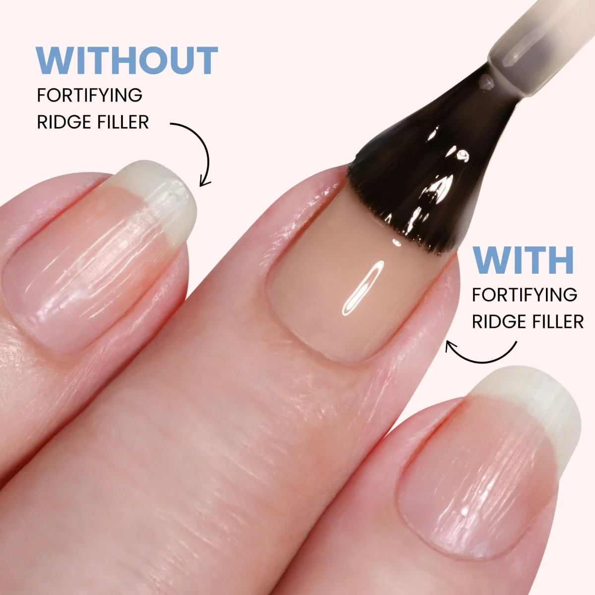 Londontown kur Tinted Ridge Filler Apricot Beige tónovaný lak na nehty 12 ml