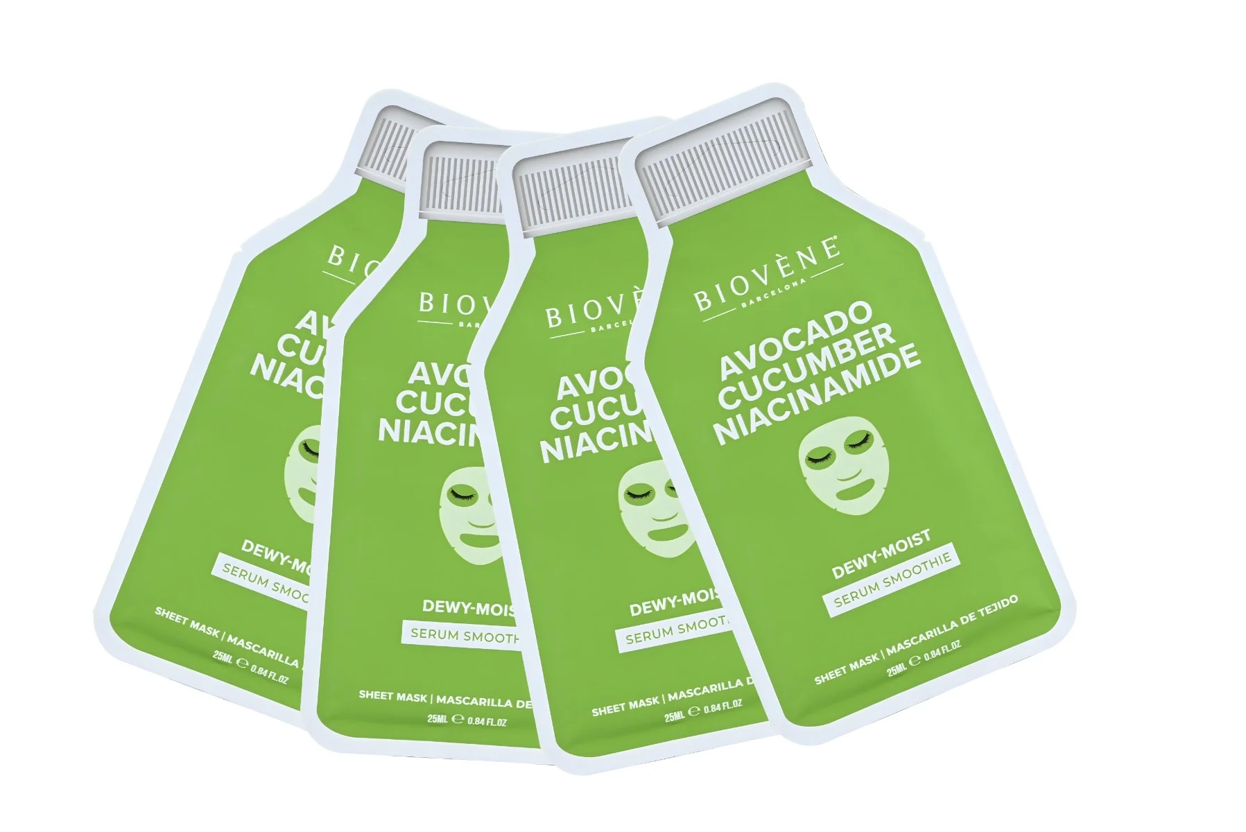 BIOVÉNE Avocado + Niacin Dewy-Moist plátýnková maska 25 ml