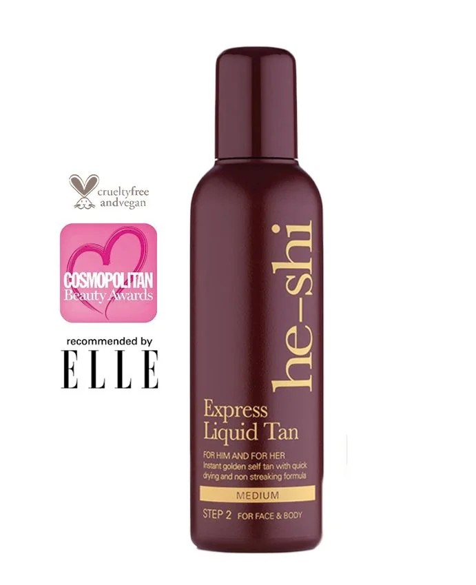 he-shi Express Liquid Tan samoopalovací lehký fluid 300 ml