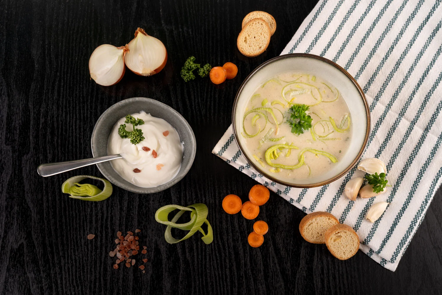 KetoDiet Proteinová polévka - česneková krémová (7 porcí)