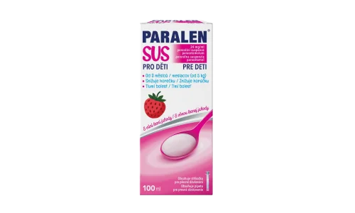 Paralen SUS 24 mg/ml perorální suspenze 100 ml Paralen SUS 24 mg/ml perorální suspenze 100 ml