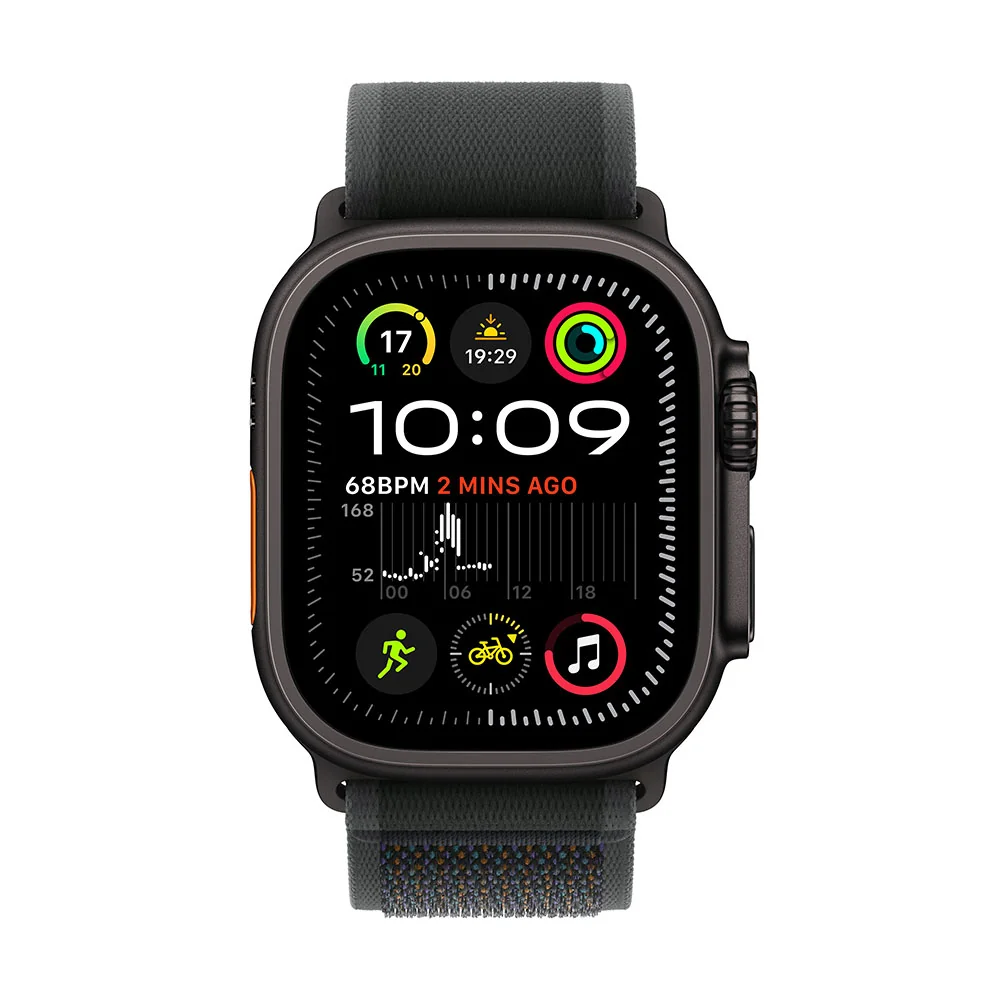 Apple Watch Ultra 2 49mm Black Titan, Bl.Trail,M/L chytré hodinky
