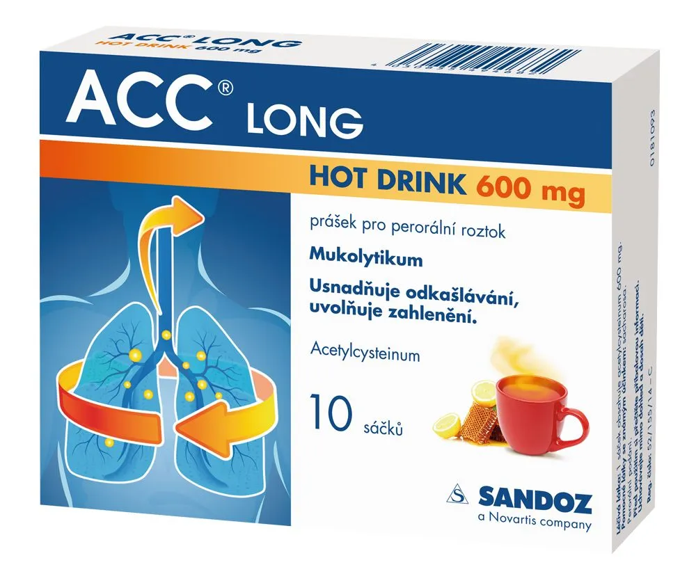 ACC Long Hot Drink  600 mg 10 sáčků