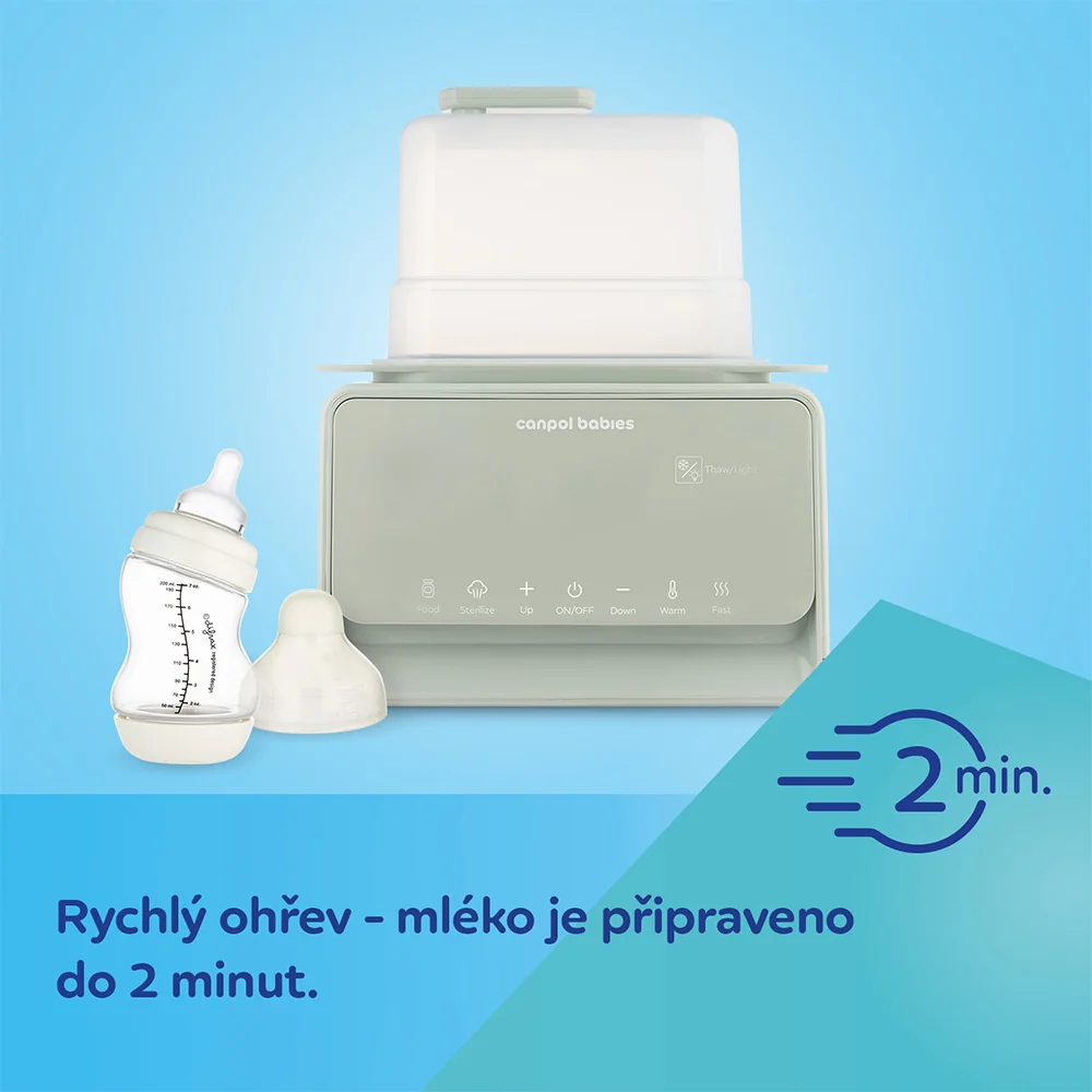 Canpol babies Ohřívač a sterilizátor lahví 7v1