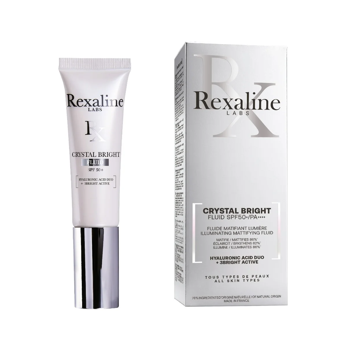 Rexaline Crystal Bright SPF50+ rozjasňující fluid 30 ml