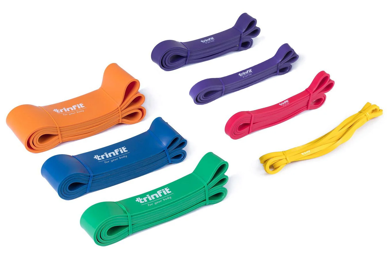 TRINFIT Odporová guma Power Band varianta Střední lehčí fialová