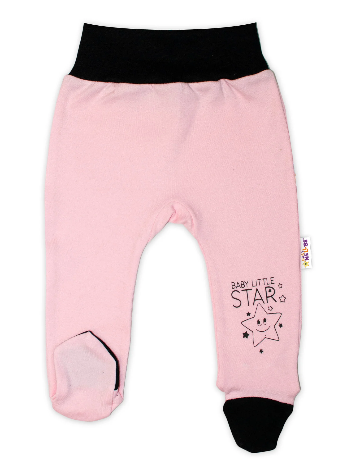 Baby Nellys 2-dílná sada body kr. rukáv + polodupačky, růžová - Baby Little Star