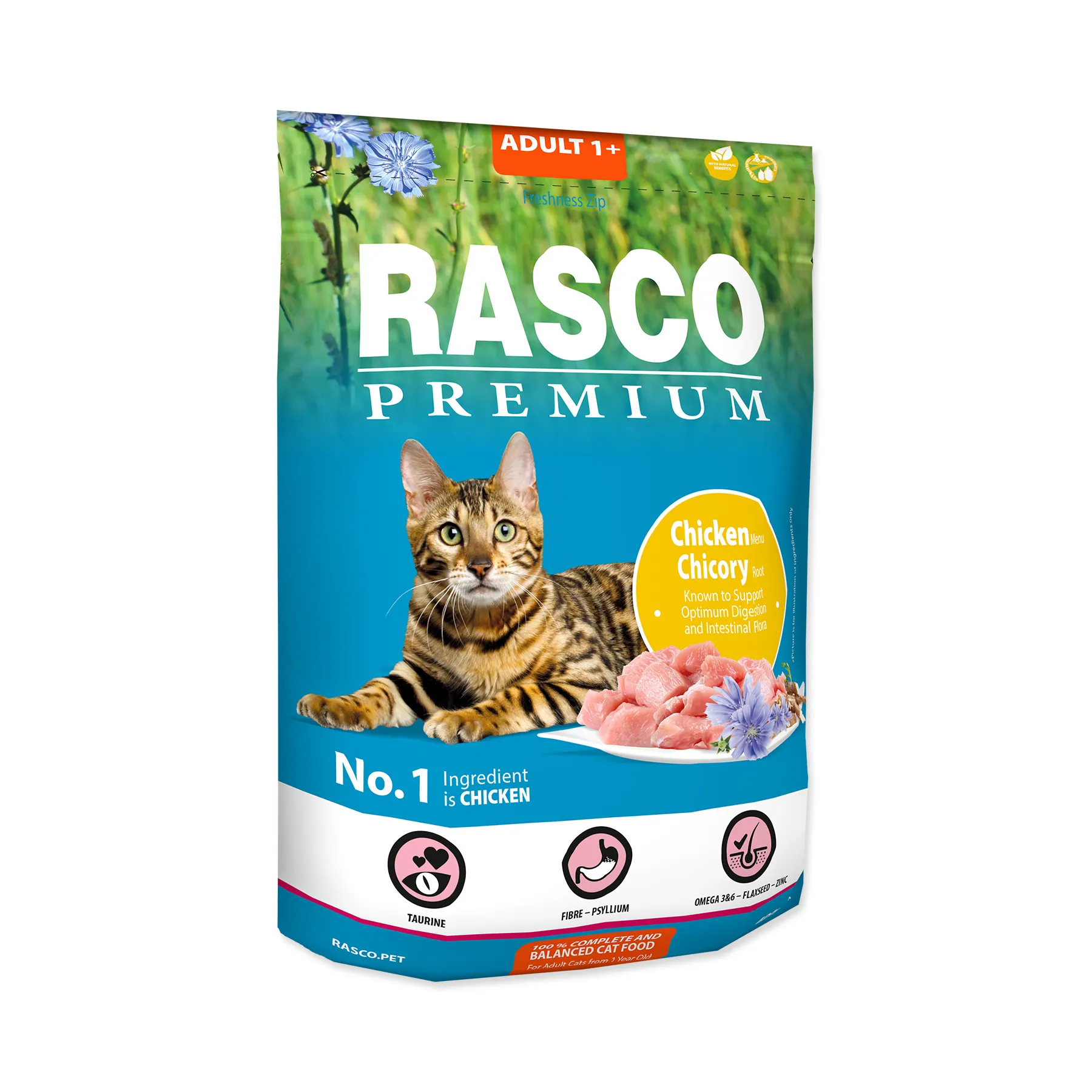 Rasco Premium Adult Kuřecí s kořenem čekanky granule 400 g