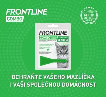 Pipeta FRONTLINE ochrání vaši kočku proti parazitům.