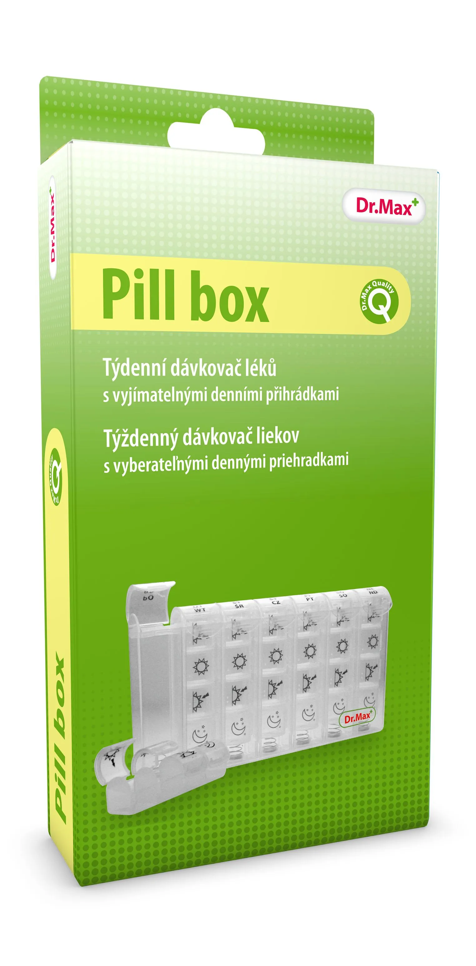 Dr. Max Pill box týdenní dávkovač léků