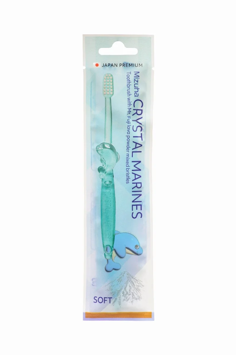 Mizuha Crystal Marines Soft dětský zubní kartáček 1 ks mix zvířátek