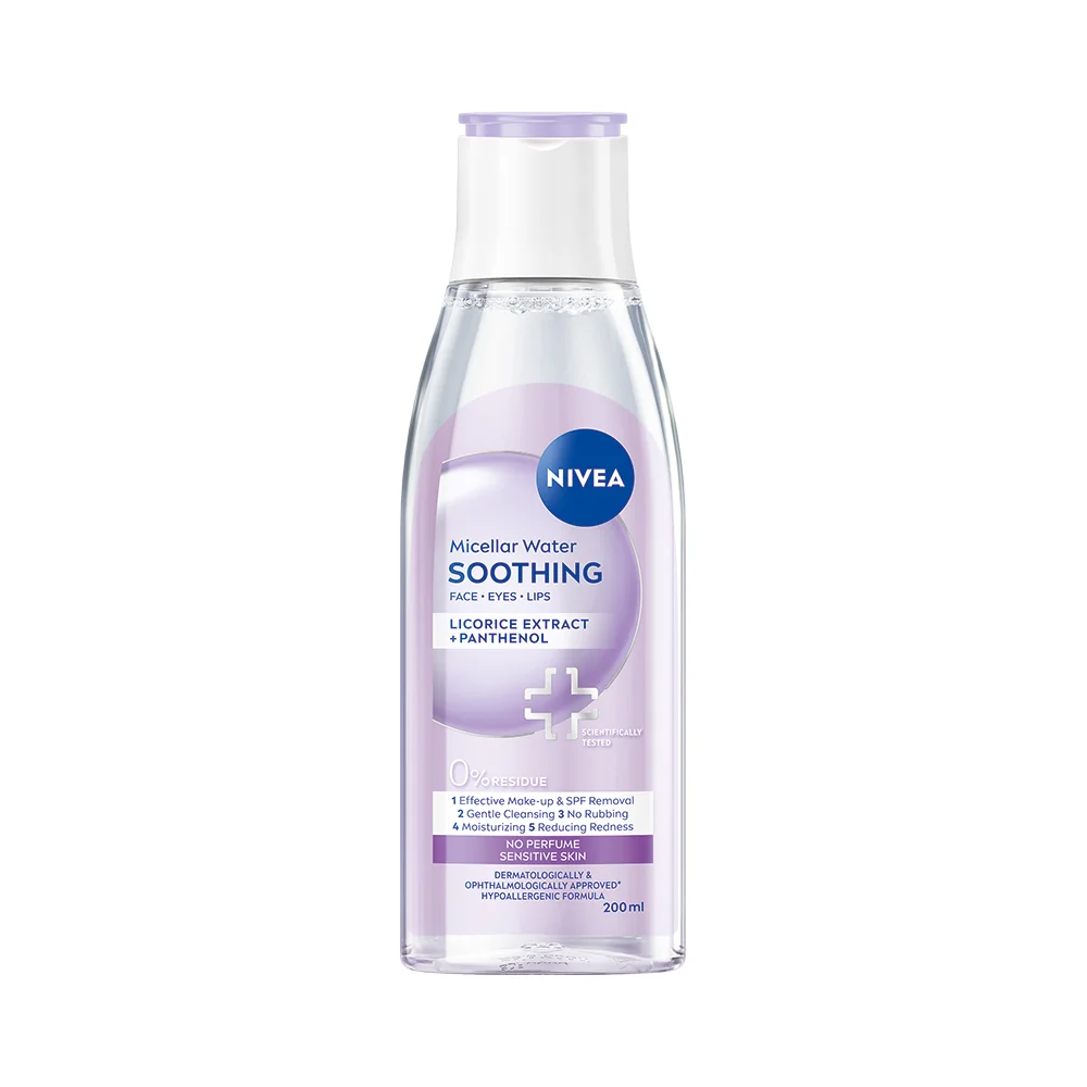Nivea MicellAir zklidňující micelární voda 200 ml