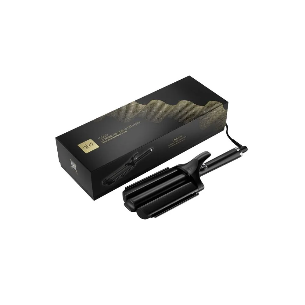 GHD Wave Triple Barrel trojitá kulma černá