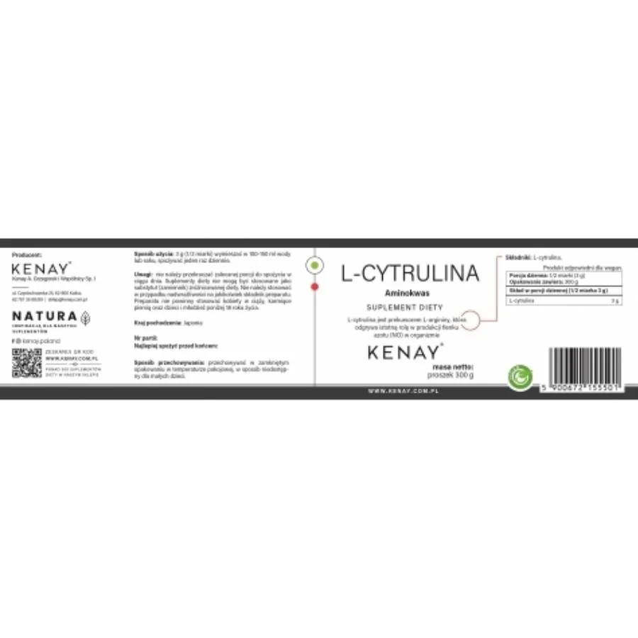 Kenay L-citrulin prášek 300 g