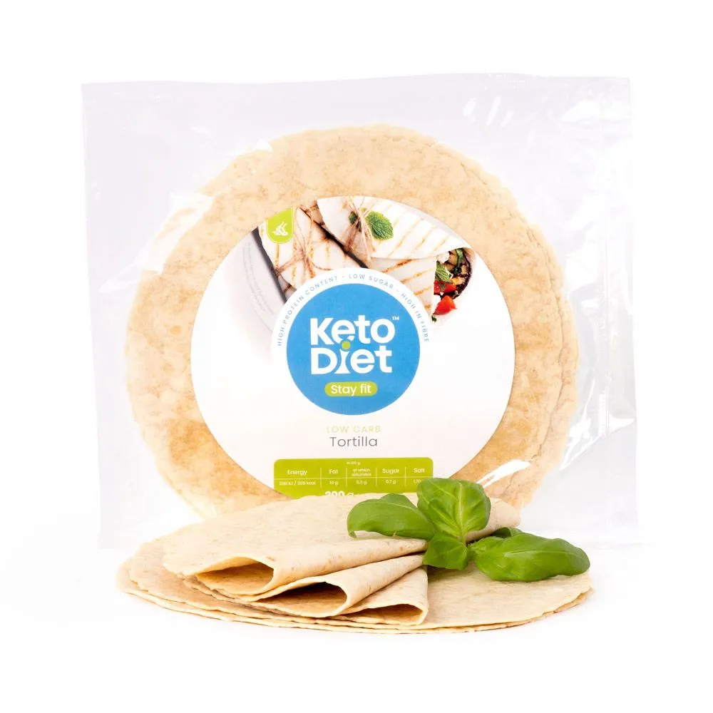 KetoDiet Proteinová tortilla 5x40 g