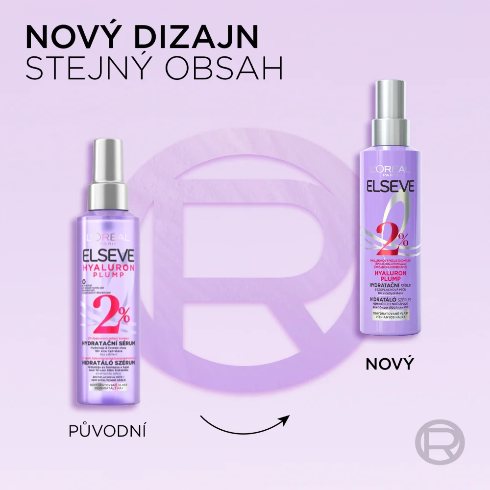 Loréal Paris Elseve Hyaluron Plump hydratační sérum s 2% hyaluronovým pečujícím komplexem 150 ml