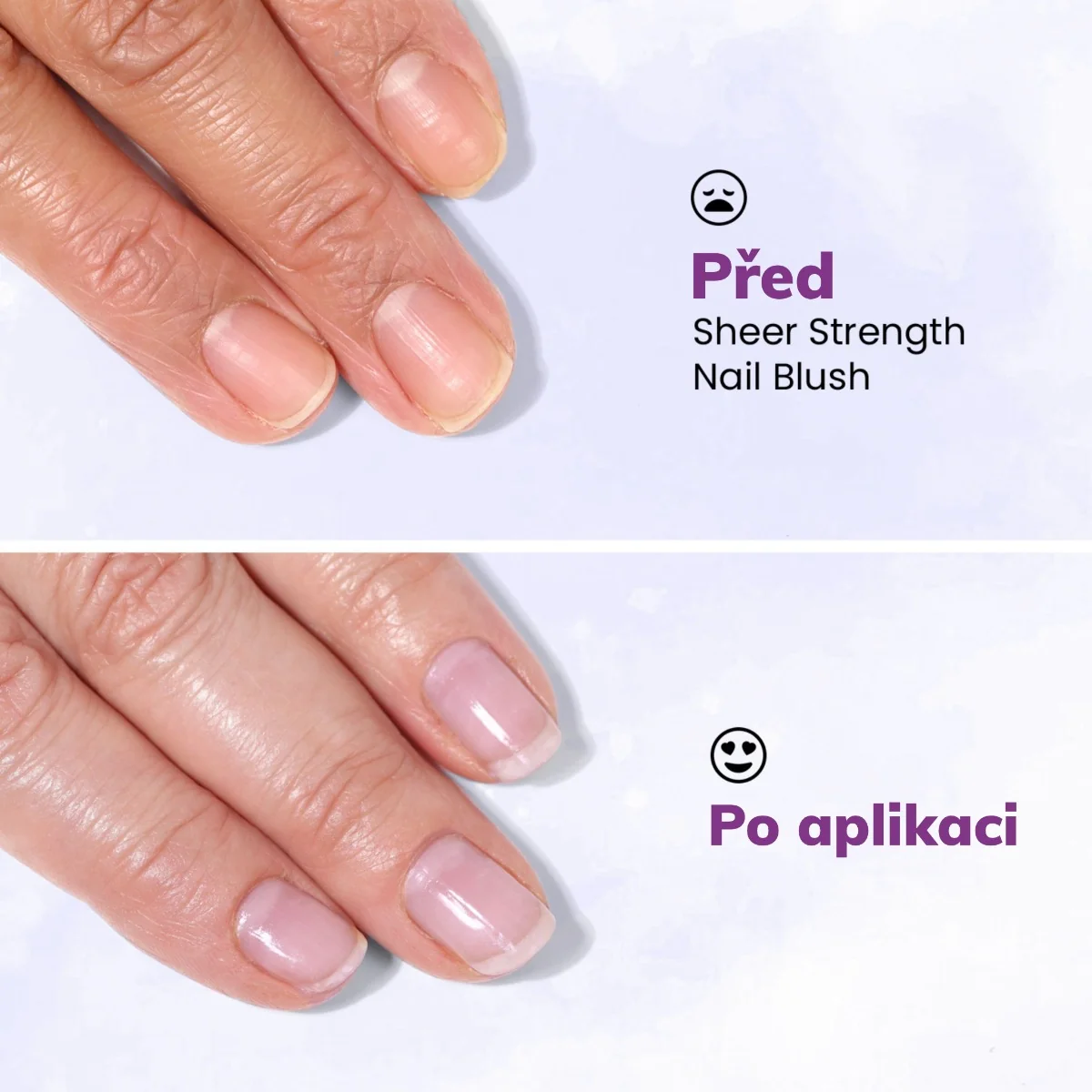 Londontown kur Sheer Strength Nail Blush Concord zpevňující lak na nehty 12 ml
