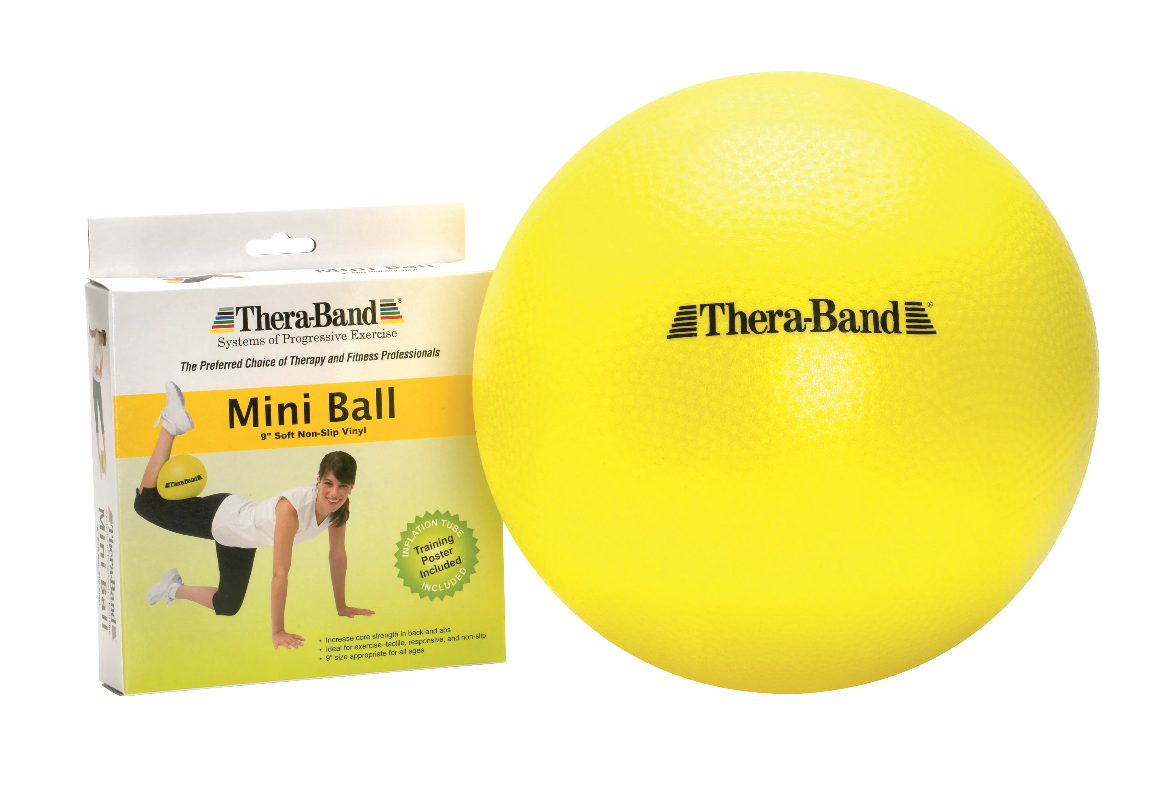Thera-Band Mini ball, žlutý, 23cm
