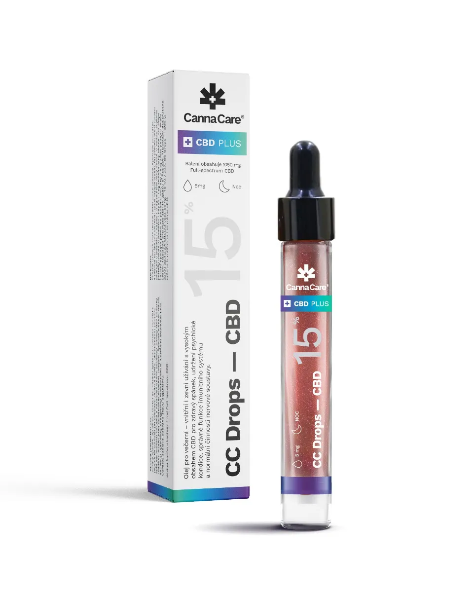 CannaCare CC Drops - CBD 15% noc 7 ml