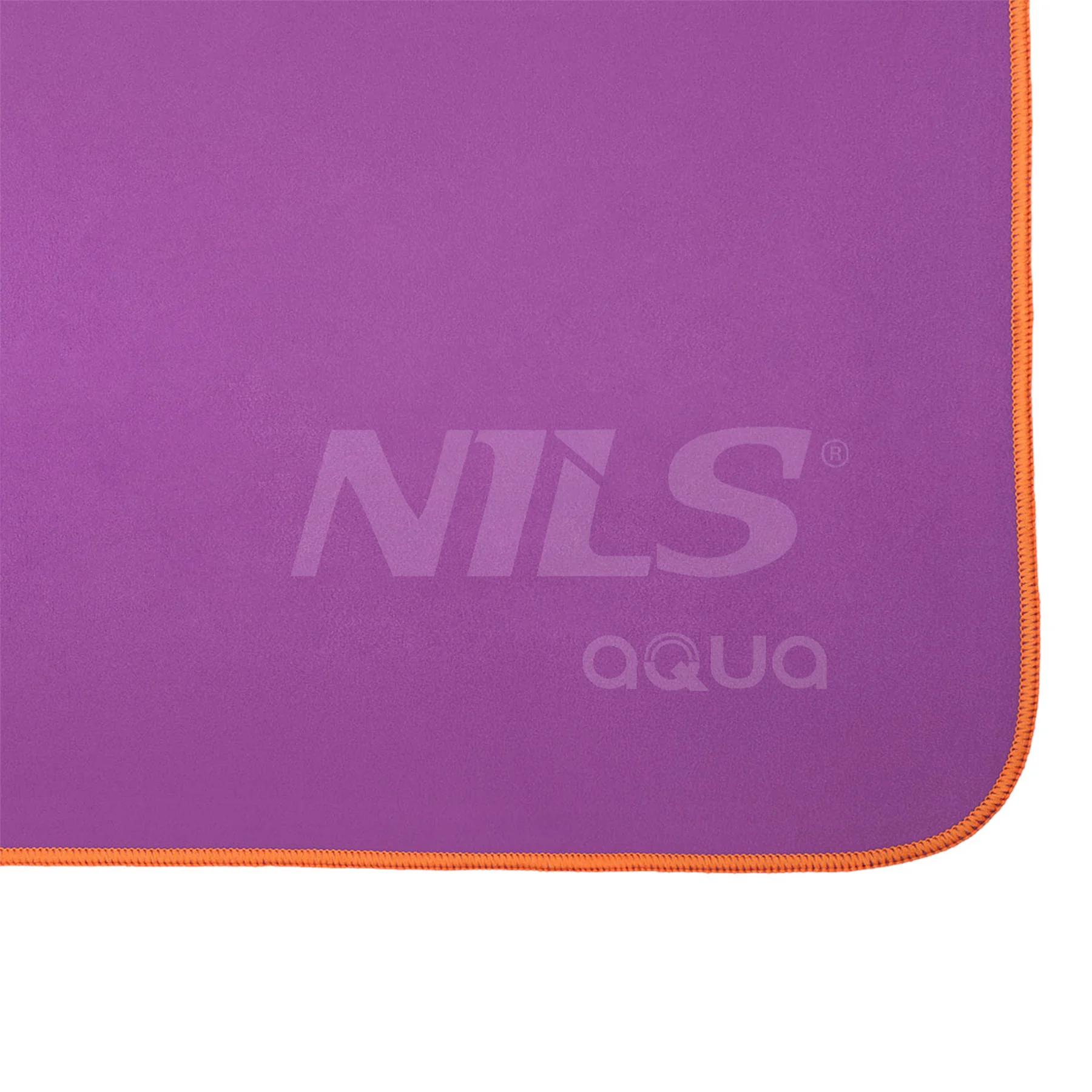Nils Ručník z mikrovlákna aqua NAR12 fialový/oranžový