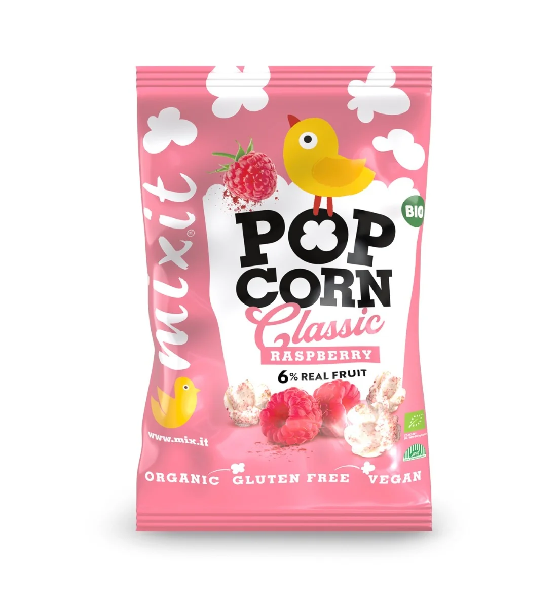 Mixit BIO popcorn do kapsy Malina 13 g