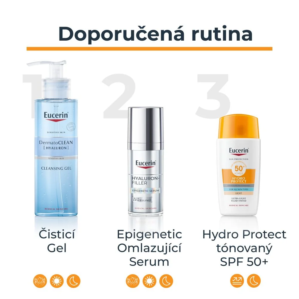 Eucerin SUN Hydro Protect Ultra lehký fluid na obličej světlý SPF50+ 50 ml