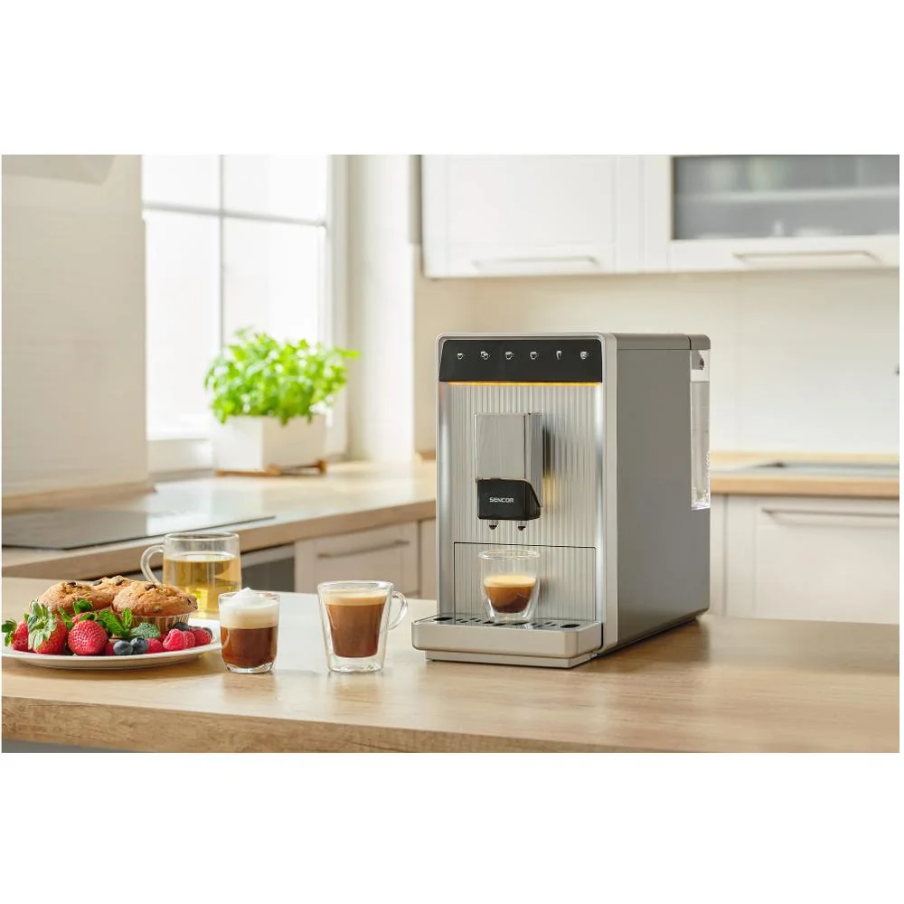 SENCOR SES 7300BK Espresso automatický kávovar černý/stříbrný