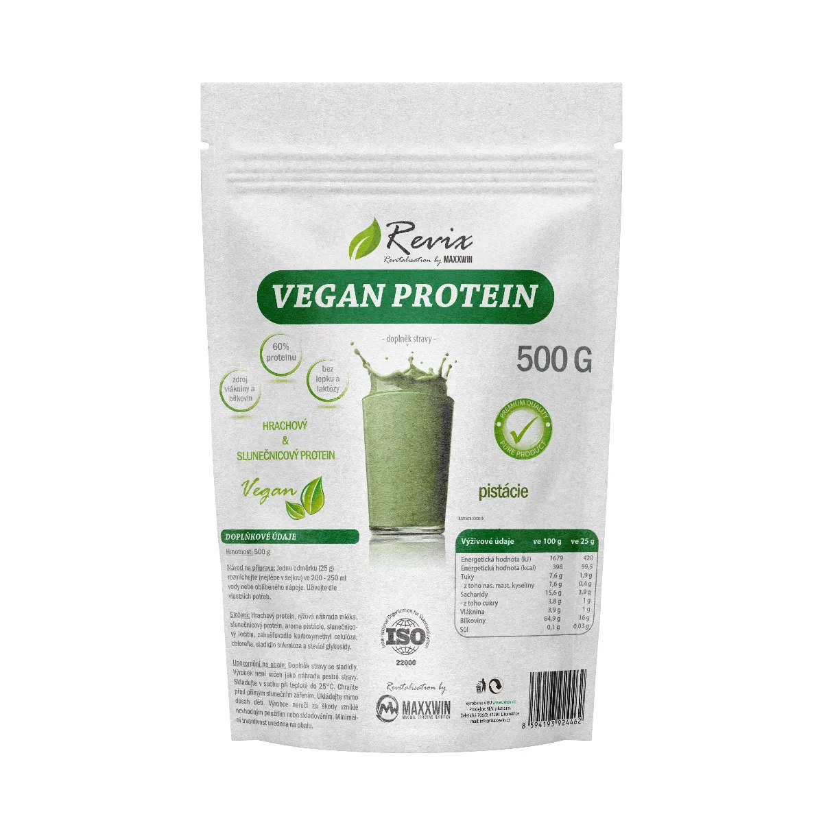 Revix Vegan protein pistácie