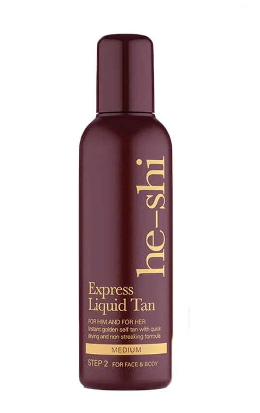 he-shi Express Liquid Tan samoopalovací lehký fluid 300 ml