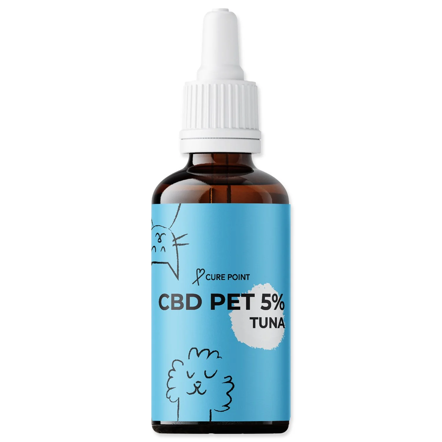 Cure Point Olej CBD PET 5% tuňák 10ml