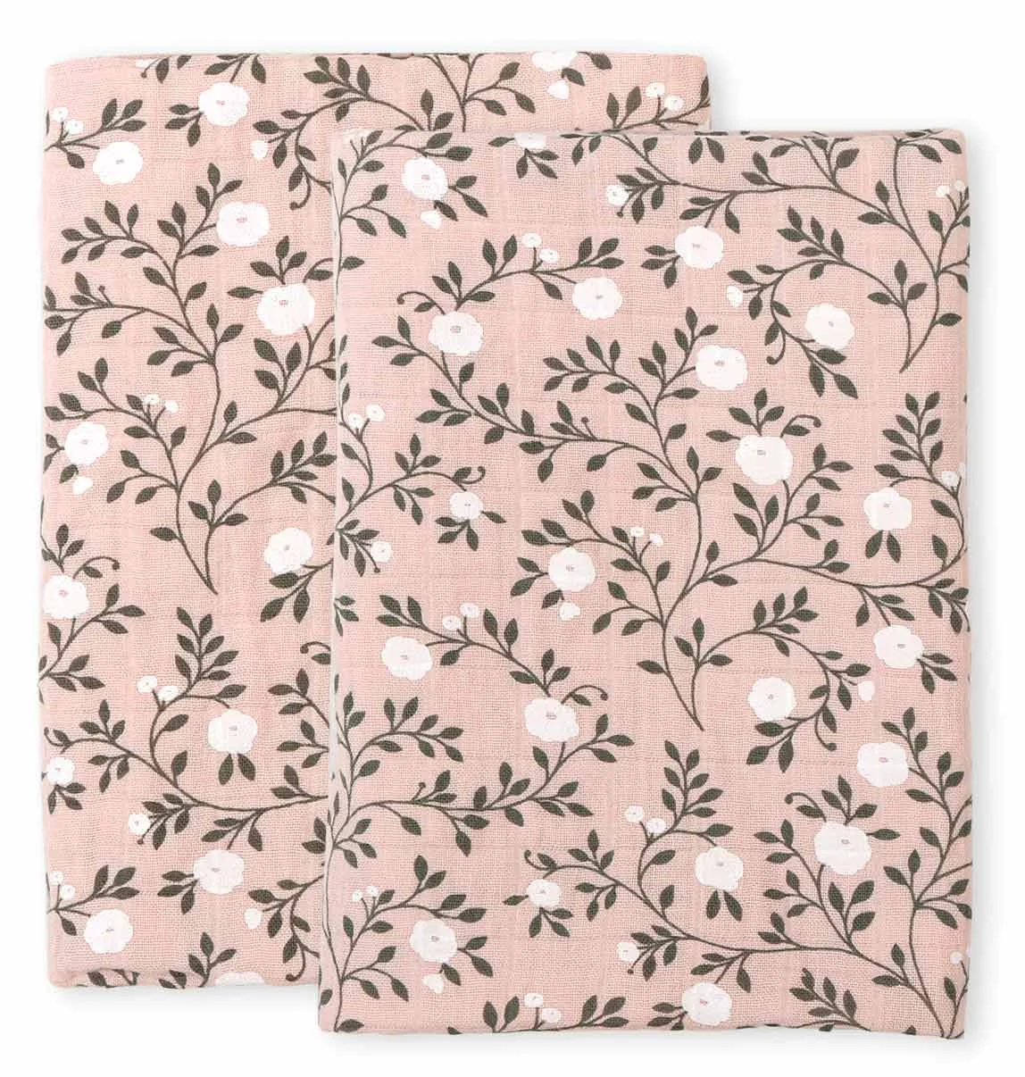 A Little Lovely Company Mušelínové plenky, blossom - dusty pink