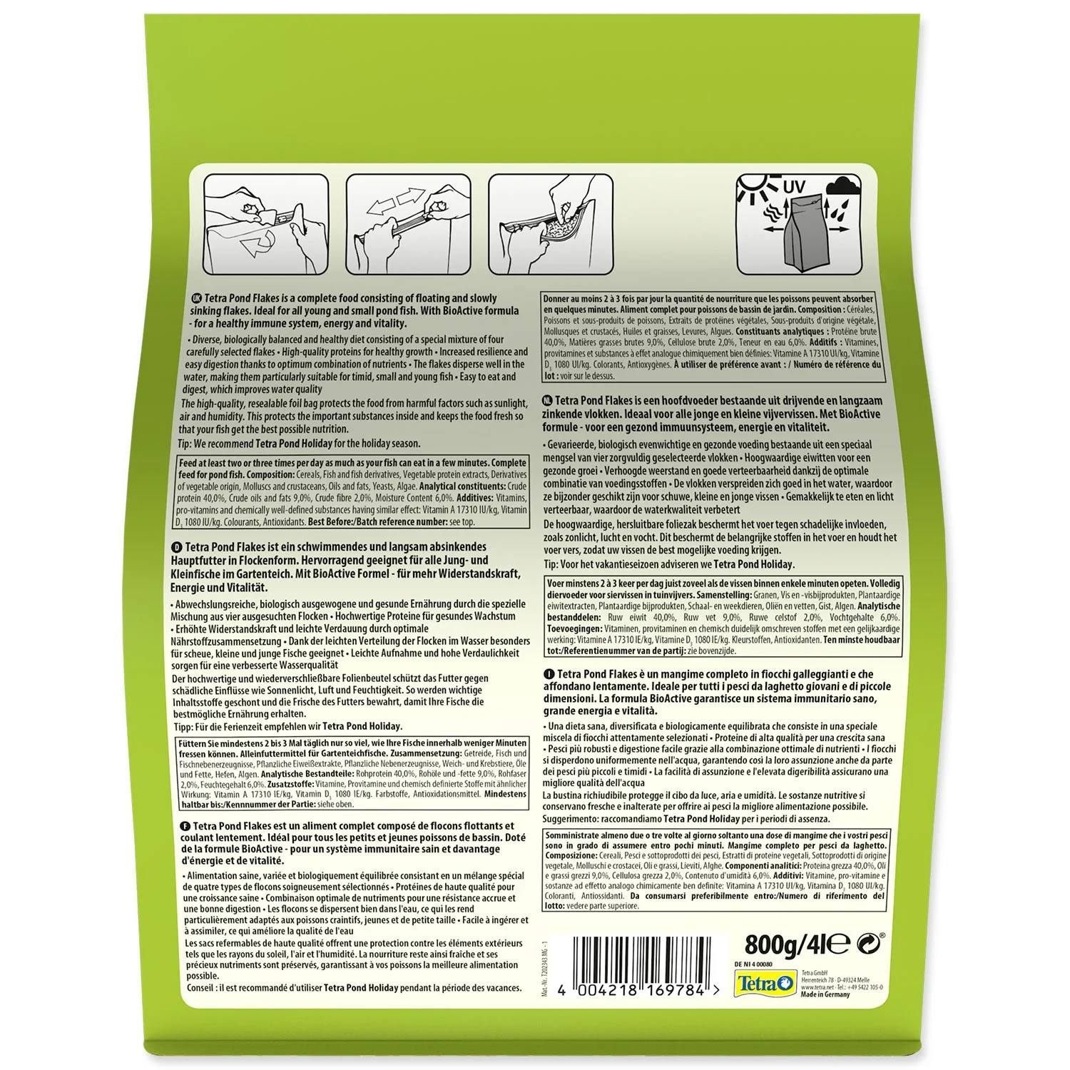 TETRA Krmivo Pond Flakes 4l