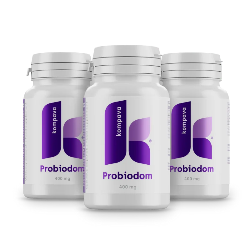 KOMPAVA Probiodom 400 mg 60 kapslí