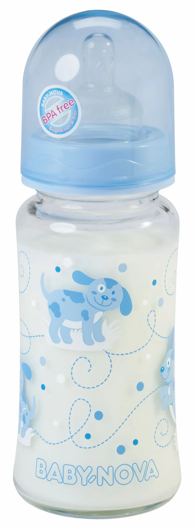 Baby Nova Skleněná lahev 240 ml 