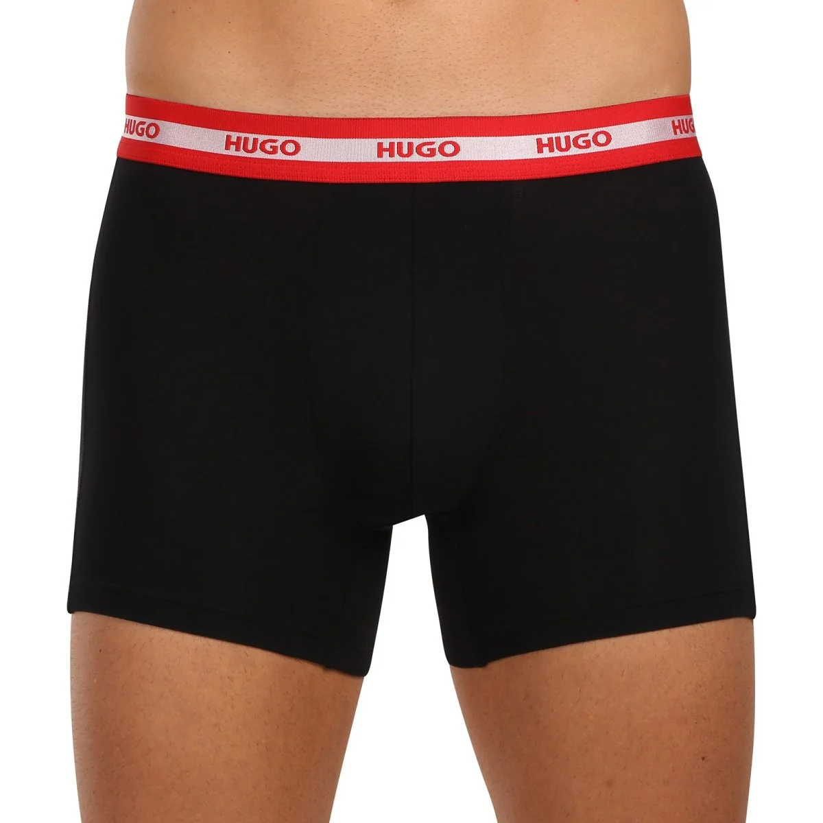 HUGO 3PACK pánské boxerky černé (50520475 962) XL
